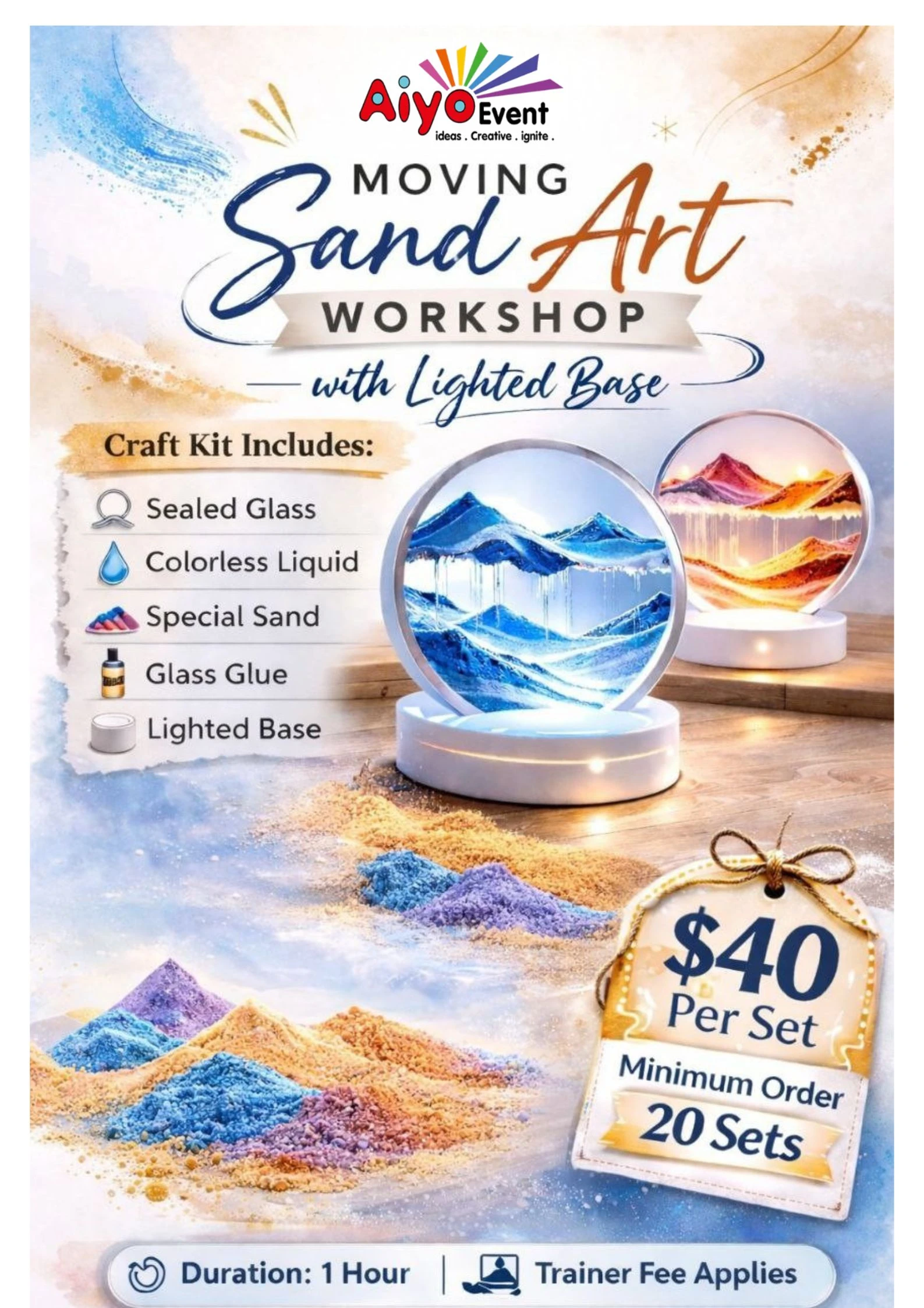 Moving Sand Art
